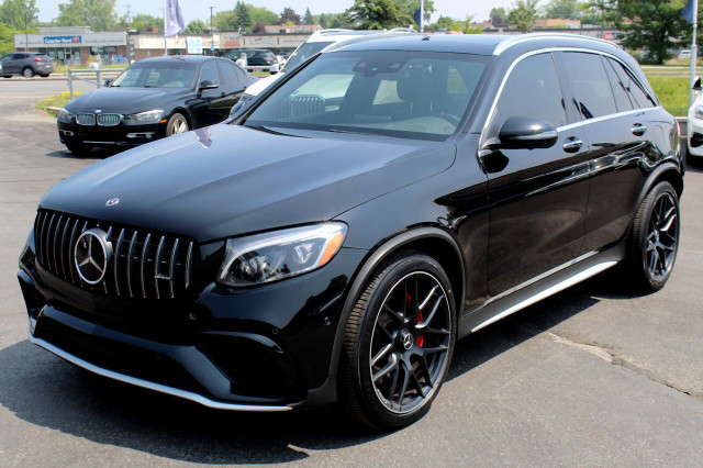 2019 Mercedes Glc 63s amg headsup cuir rouge/noir pneus neufs in Cars & Trucks in Laval / North Shore - Image 2