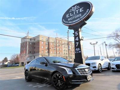  2015 Cadillac ATS 2.0T AWD - COUPE - LOW KMS - BLACK ON BLACK !