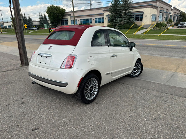 2012 FIAT 500c Lounge 1.4L FWD Convertible in Cars & Trucks in Calgary - Image 4
