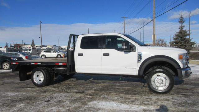 2021 Ford F-450 XLT CREW CAB FLAT DECK LOW KM'S !!! in Cars & Trucks in Edmonton - Image 4