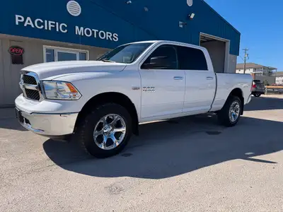 2017 RAM 1500 SLT 6.5ft Standard Box Crew Cab 4x4 for sale at Pacific Motors near Winnipeg, Manitoba...