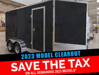  2023 Canadian Trailer Company 7x14 V Nose Cargo Trailer Aluminu