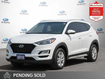 Recent Arrival! New Price! Winter White 2019 Hyundai Tucson Preferred AWD 6-Speed Automatic with Ove...