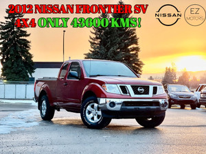 2012 Nissan Frontier SV 4X4/ LOWEST KMS! ONLY 43614 KMS! NO ACCIDENTS! ONE OWNER!