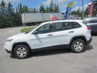2016 JEEP CHEROKEE SPORT ONLY $13,995 + HST+ License Fees, Sold Fully Certified with a CLEAN CarFax...
