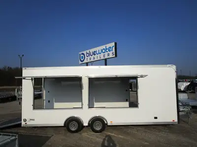 Was $61,860 Now $51240 ATC Aluminum 300V 8.5 Vending Trailer is $51,240.00 ! Ord: 230278 - Ser: 5JX1...