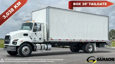 Heavy truck / Camion lourd - # STOCK: C-800700 2024 MACK MD CAMION FOURGON AVEC HAYON ÉLÉVATEUR 2024...