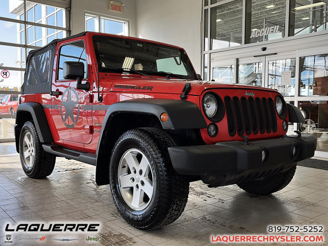 Jeep Wrangler 4 RM 2 portes Sport 2016 à vendre in Cars & Trucks in Victoriaville