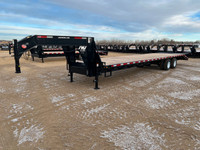 2024 SWS 34' Gooseneck Trailer (2) 10K Axles