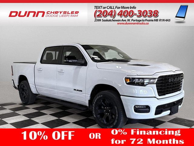 2025 Ram 1500 Sport Crew 4x4 | 8% OFF OR 0% for 72mo | in Cars & Trucks in Portage la Prairie