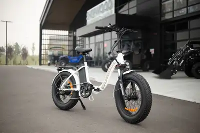 The Vamoose Ranger ST front suspension folding fat tire cycle is a fantastic machine for folks looki...
