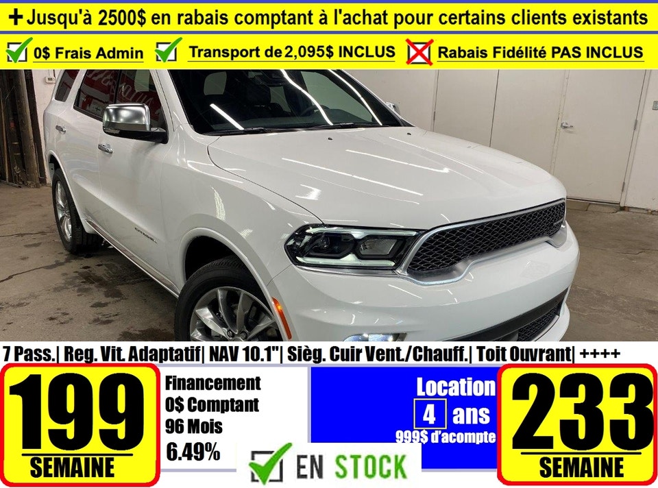 2022 Dodge Durango CITADEL