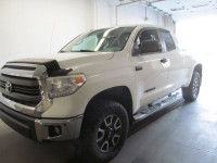 Our 2015 Toyota Tundra SR Double Cab 4X4 displayed in Super White is as tough as it gets! Powered by... (image 1)