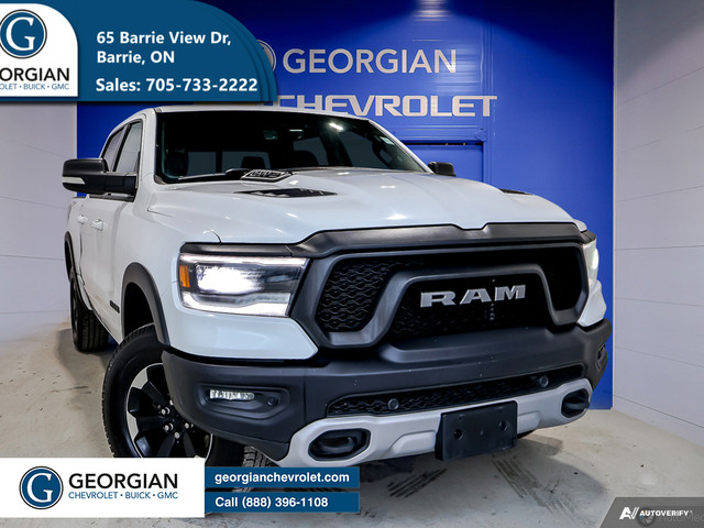 2020 Ram 1500 Rebel | OFF ROAD SUSPENSION | REAR VIEW CAMERA | P in Cars & Trucks in Barrie