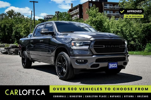 2023 Ram 1500 Sport • NAV • HEATED SEATS/STEERING • 4G WI-FI in Cars & Trucks in Kingston