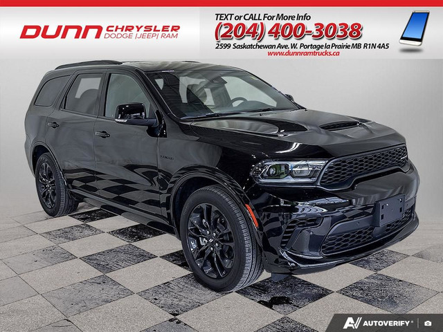 2025 Dodge Durango | R/T AWD | LEATHER | 12% OFF or 0% for 72 MO in Cars & Trucks in Portage la Prairie