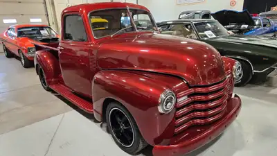 1949 Chevrolet 3100 hot rod pickup. Lots of really cool mods. 4.8 liter LS with a lumpy cam paired u...
