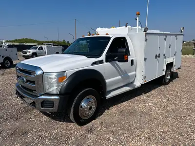2011 Ford F550 Regular Cab 4x4 Utility Service Truck + 6.7L PowerStroke Diesel + 4x4 W/ AutoMatic Tr...