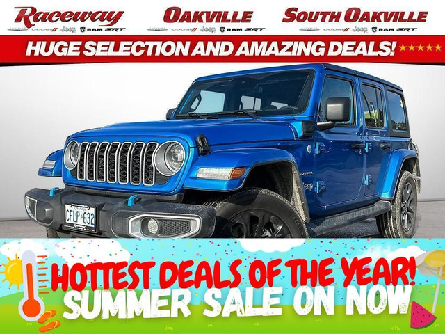 2024 Jeep Wrangler SAHARA 4XE | SIDE STEPS | HEATED SEATS | REMO in Cars & Trucks in Mississauga / Peel Region