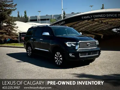 Stock#: 251297AThe 2018 Toyota Sequoia Limited 5.7L V8 Canada is a powerful, full-size SUV designed...