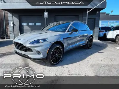 2022 Aston Martin DBX V8 4.0L TWIN TURBO AWD Cuir Toit Panoramique Suspension à Air Nav Carplay Camé...
