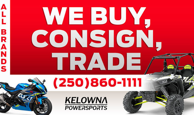 2023 ALL BRANDS WE BUY, CONSIGN, TRADE in Street, Cruisers & Choppers in Kelowna