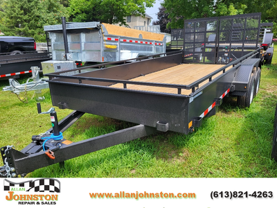 Welcome to Allan Johnston Repair & Sales 7X16 Steel Side Landscape Trailer .