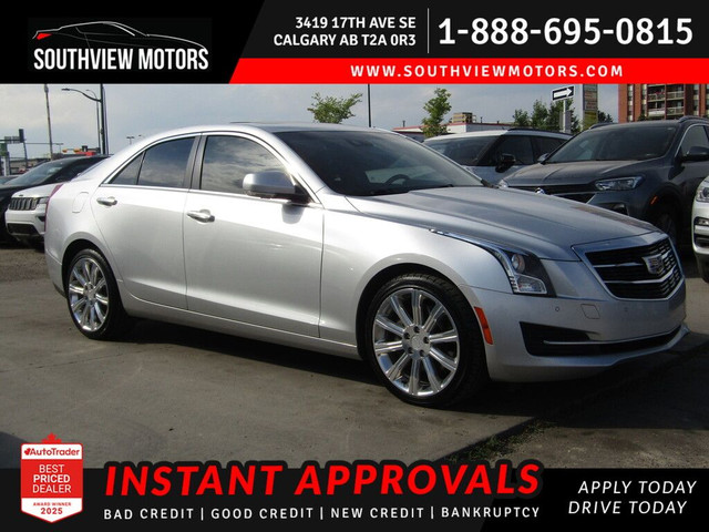 2017 Cadillac ATS AWD 2.0L LUXURY PKG/CARPLAY/B.S.A/NAVI/B.CAMER in Cars & Trucks in Calgary