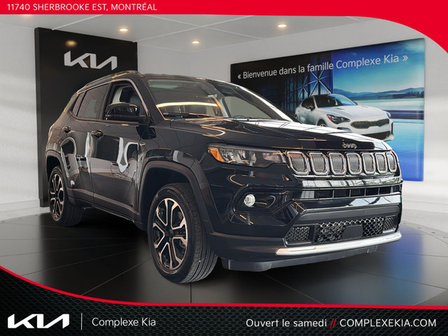 2022 Jeep Compass Limited 4x4 Cuir Toit Pano Mags Bas kilo in Cars & Trucks in City of Montréal - Image 3
