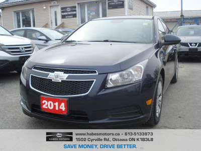 2014 Chevrolet Cruze 1LT 156km GREAT DEAL, CERTIFIED+WRTY$9990