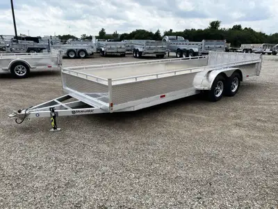Canadian Mennonite Built Tandem Axle Aluminum Utility Trailer is $7,075.00 ! Ord: E1574-4112 - Ser:...