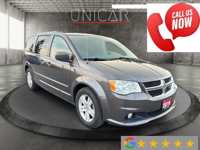 2016 Dodge Grand Caravan No Accidents Wgn Crew DVD Player Nav Ba in Cars & Trucks in Markham / York Region