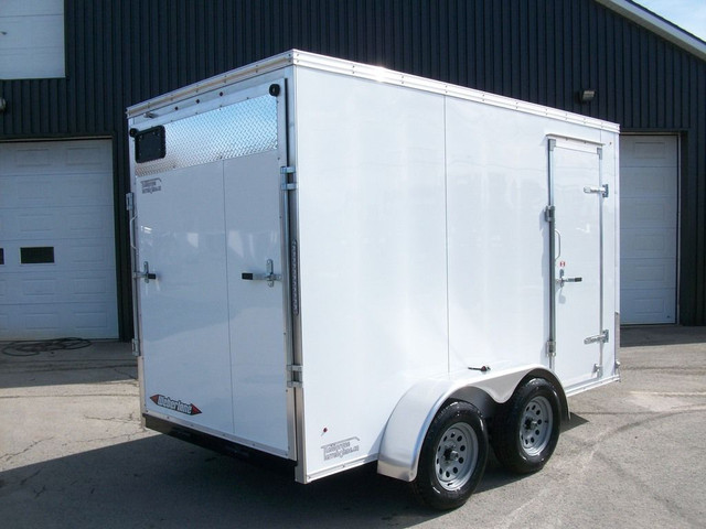 2025 Weberlane CARGO 6' X 12' V-NOSE 2 ESSIEUX RAMPE VTT MOTO TR in Cargo & Utility Trailers in Laval / North Shore - Image 4