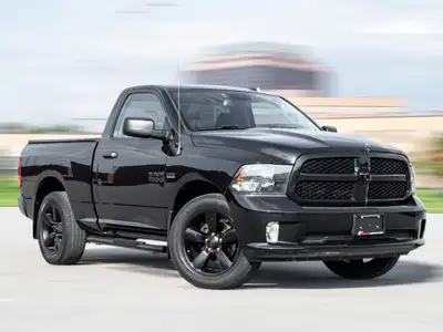 2016 Ram 1500 Regular Cab Black Exterior on Gray Interior comes with Bluetooth Connectivity, Backup...