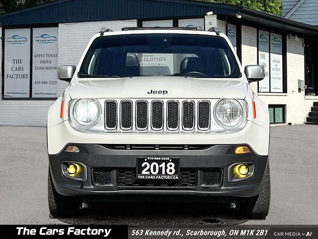 2018 Jeep Renegade Limited 4WD Leather MySky Roof CarPlay - Mint in Cars & Trucks in City of Toronto - Image 2
