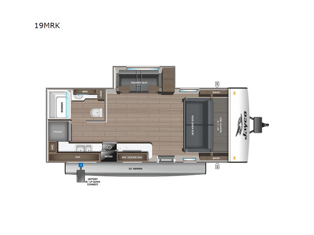2023 Jayco Jay Feather 19MRK in Travel Trailers & Campers in City of Montréal - Image 2