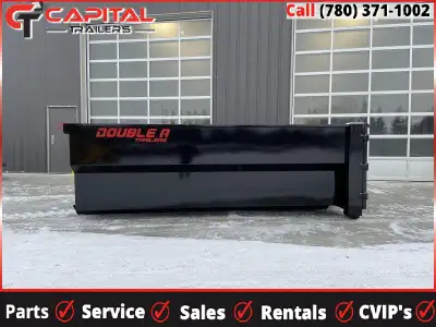 Bins for Roll Off Trailers perfect for: Demolition; Yard Waste; Commercial Waste; Construction Clean...