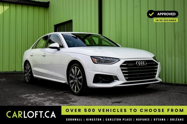 2023 Audi A4 Sedan Komfort 45 TFSI quattro • SUNROOF • HEATED LE in Cars & Trucks in Kingston