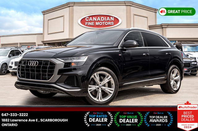 2019 Audi Q8 PROGRESSIV S-LINE | QUATTRO | CLEAN CARFAX|PANO | N in Cars & Trucks in City of Toronto