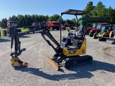 2021 JOHN DEERE 17G COMPACT EXCAVATOR STOCK #VC180 14.5 HP 7 FOOT 2 INCH MAX DIGGING DEPTH PATTERN C...