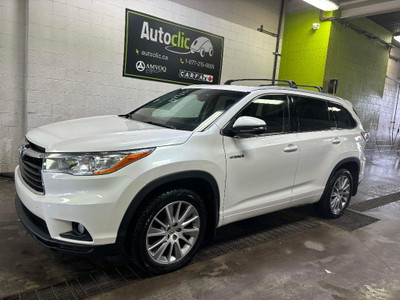  2015 Toyota Highlander Hybrid 4WD XLE cuir toit camera de recul