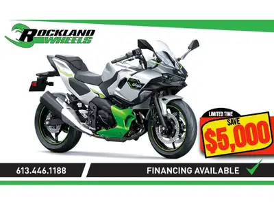 2024 Kawasaki NINJA 7 HYBRID - DEMO UNIT La performance rencontre l’efficacité La 2024 Kawasaki Ninj...