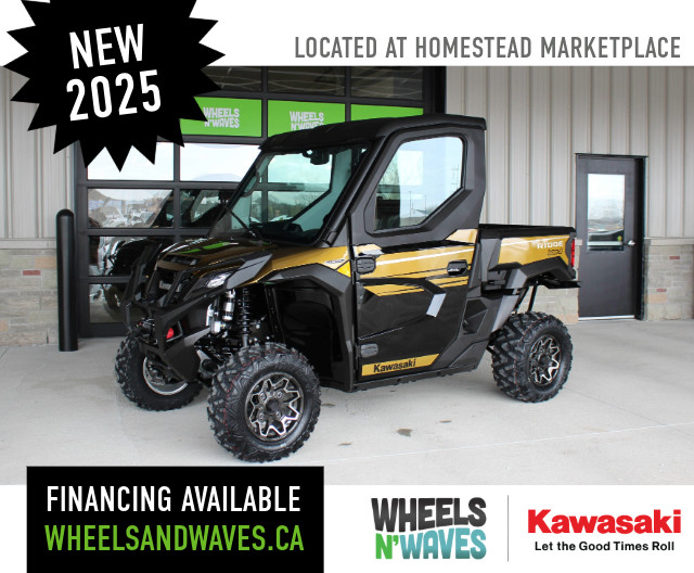 2025 Kawasaki Ridge Limited HVAC Side by Side in ATVs in Trenton