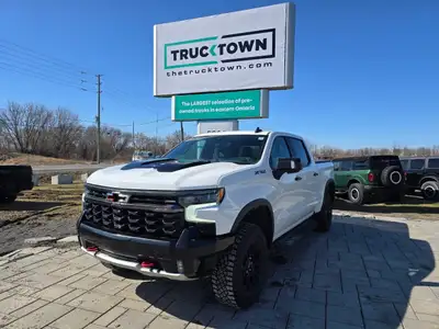 2023 Chevrolet Silverado Crew Cab ZR2 4WD with the 6.2L V8 and 126,000kms. Equipped with Leather, Po...