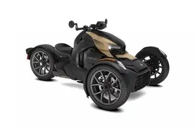 NEW 2024 Can-Am Ryker 600 ACE in black. This "Sporty" entry-level unit features the Rotax 600 ACE wi...