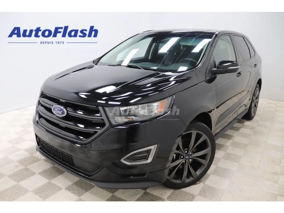 2018 Ford Edge SPORT V6 2.7L ECOBOOST, CUIR, TOIT-OUVRANT PANO