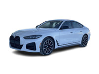 2025 BMW 4 Series 430i Gran Coupe Mineral White Metallic On-Board Navigation, Rear View Camera, Wire... (image 2)
