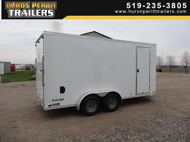 2022 ATC Raven 7x16+2 Enclosed Aluminum Trailer in Cargo & Utility Trailers in Grand Bend - Image 3