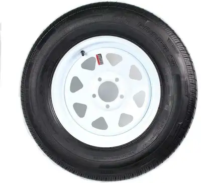 Trailer wheels and tires package 5/30 12 5 bolt $89 175/80/13 5 bolt $89 205/75/14 5 bolt $99 205/75...