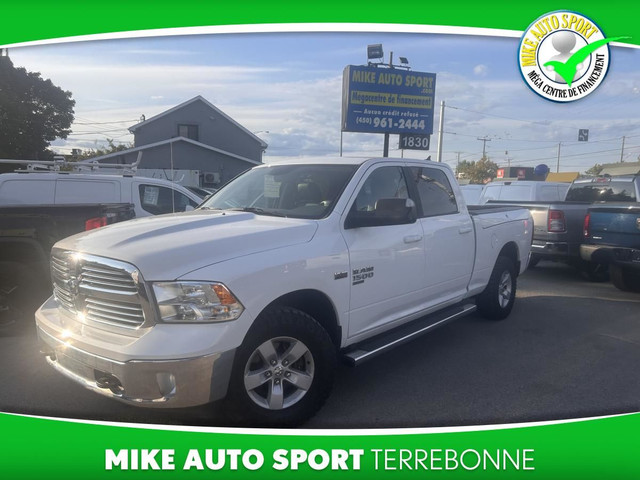 RAM 1500 Classic SLT cabine d'équipe 4x4 caisse de 6,4 pi 2019 dans Autos et camions  à Laval/Rive Nord